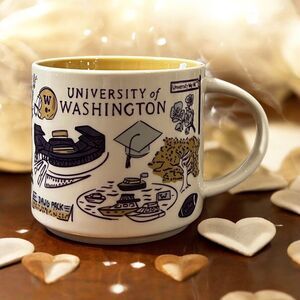 Starbucks University of Washington Been There Campus Mug 14oz NWT Box